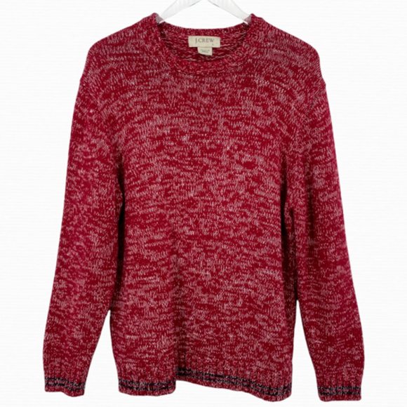 J. Crew Marled Crewneck Pullover Sweater Size L - Picture 3 of 10